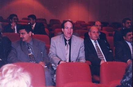 مع الصديق الإعلامي ناصر عراق في قصر المؤتمرات
